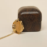 Vintage Tambourine Musical Charm, 9ct Gold