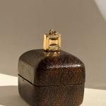 Television solid gold pendant charm