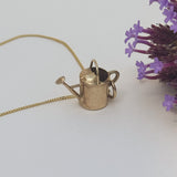 Miniature Watering Can, 9ct Gold.