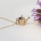 Miniature Watering Can, 9ct Gold.