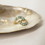 Summer vintage gold ring