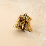 Unique wedding jewellery - gold wedding bells