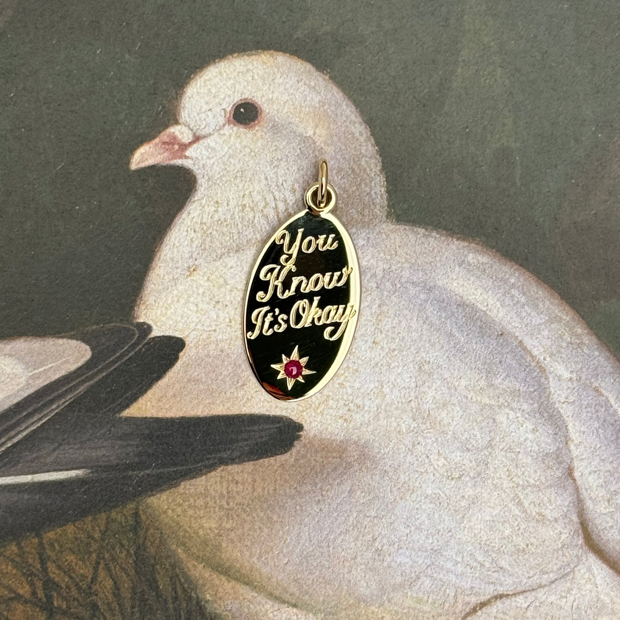 Solid gold custom made jewelry with your special words