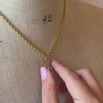 9ct gold vintage lucky charm