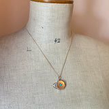 Antique 10ct Gold Turquoise Star-Set Locket.