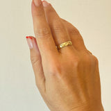 Celestial Ring | Vintage Gold & Star-Set Diamond Ring