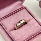 Celestial Ring | Vintage Gold & Star-Set Diamond Ring