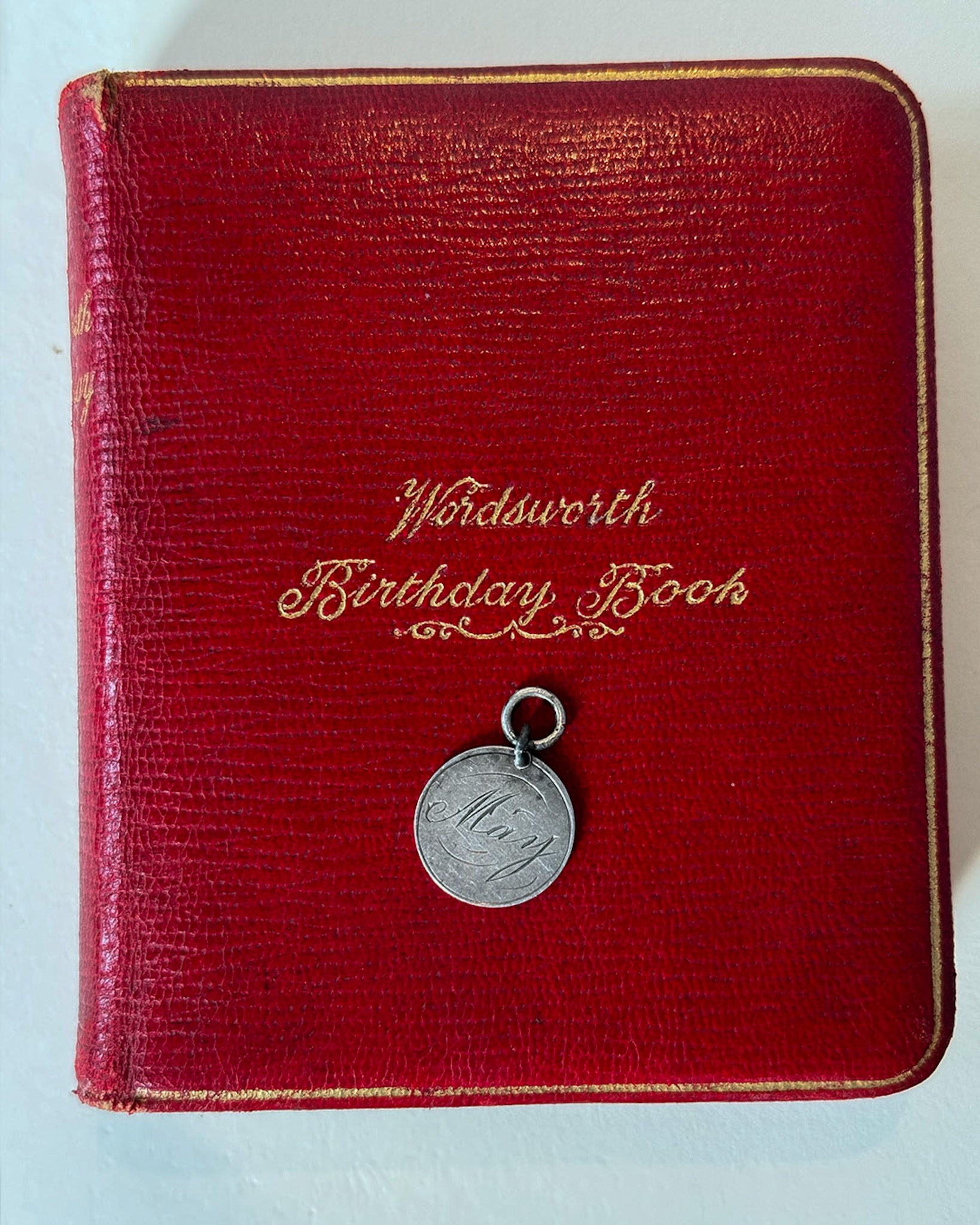 Victorian threepence love token with engraved name 