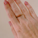 Unique vintage coral ring 