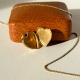 Unique 9ct gold vintage locket 