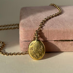 Dog clip Antique 15ct gold locket 
