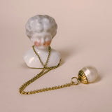 Vintage Cultured Pearl Pendant Charm, 9ct Gold