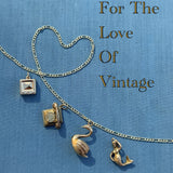 Vintage Telephone Charm, 9ct Gold