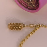 Hairbrush, Vintage 9ct Gold Charm