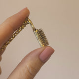Hairbrush, Vintage 9ct Gold Charm
