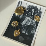 18ct Art Nouveau Heart Locket