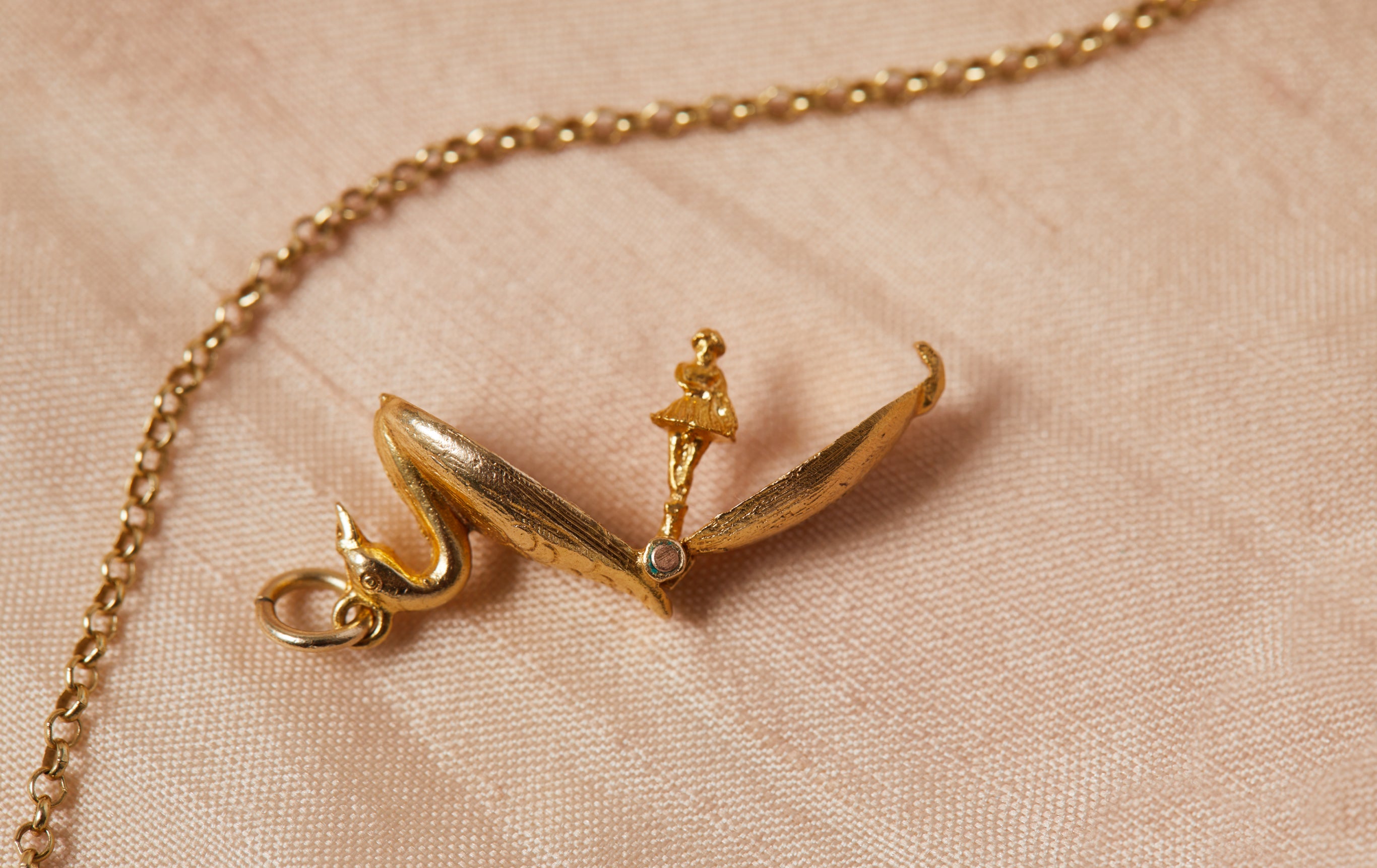 unique vintage gold charm 