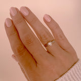 vintage heart diamond ring fashion style 