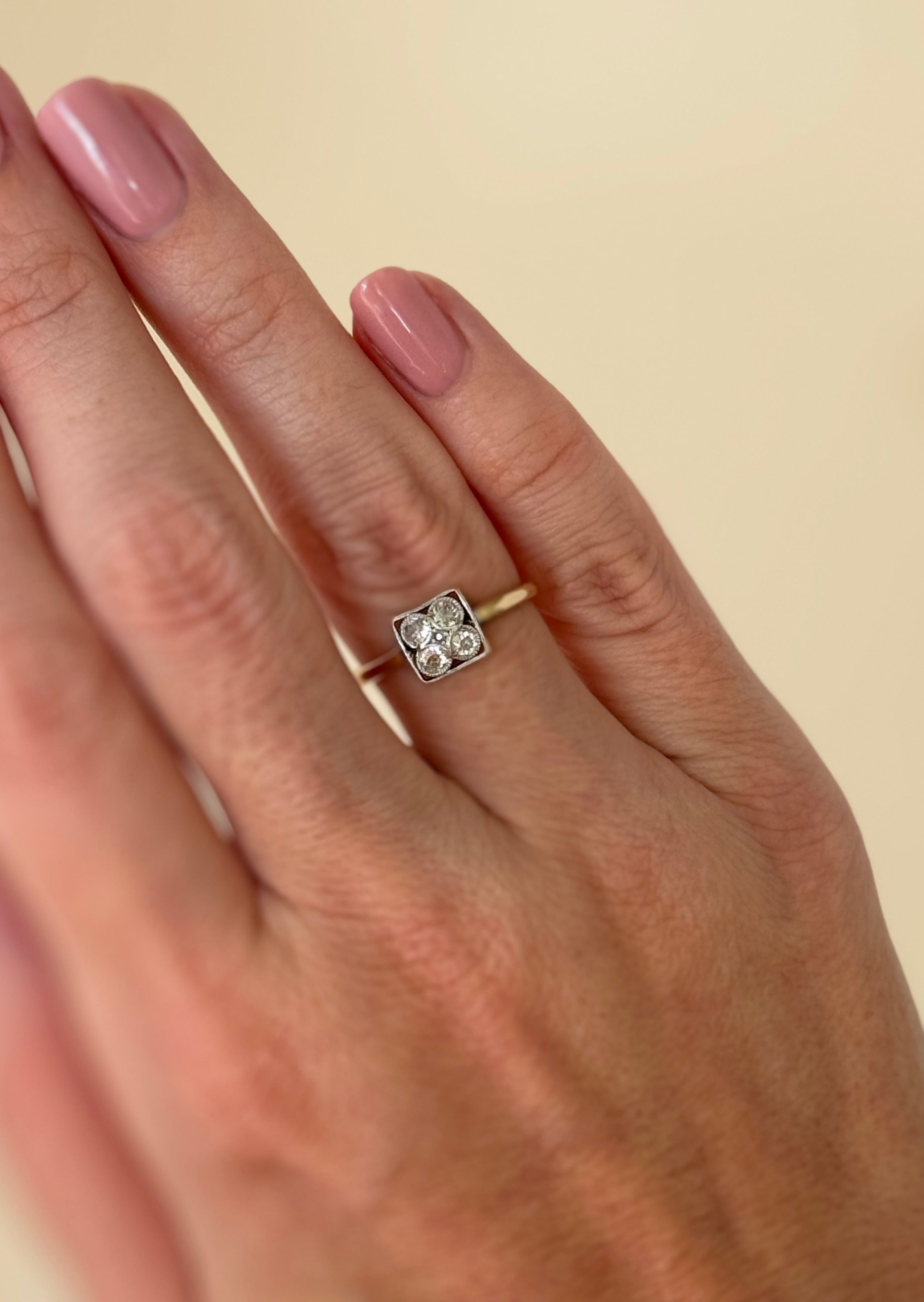 One of a kind Antique Diamond Ring 