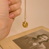 vintage lucky horseshoe pendant 