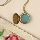Round Vintage Engraved Locket | 9ct Gold