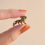 Beautiful Lion charm in 15ct solid gold 