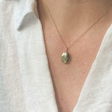 Secret Gold Locket With Hand Engraved Initials.  9ct & 14ct Gold