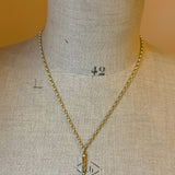 LOVE(D) Acrostic 9ct Gold Pendant