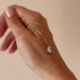 15ct Gold Antique Moonstone Pendant
