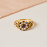 Collectable Victorian 18ct Victorian Mourning Ring 