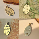 Original Oval Momento Pendant – Bespoke and Hand Engraved with the Words That Mean the Most