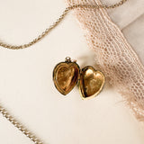 Antique Heart Locket, 9ct Gold