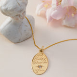 Bespoke gold jewellery with treasured words