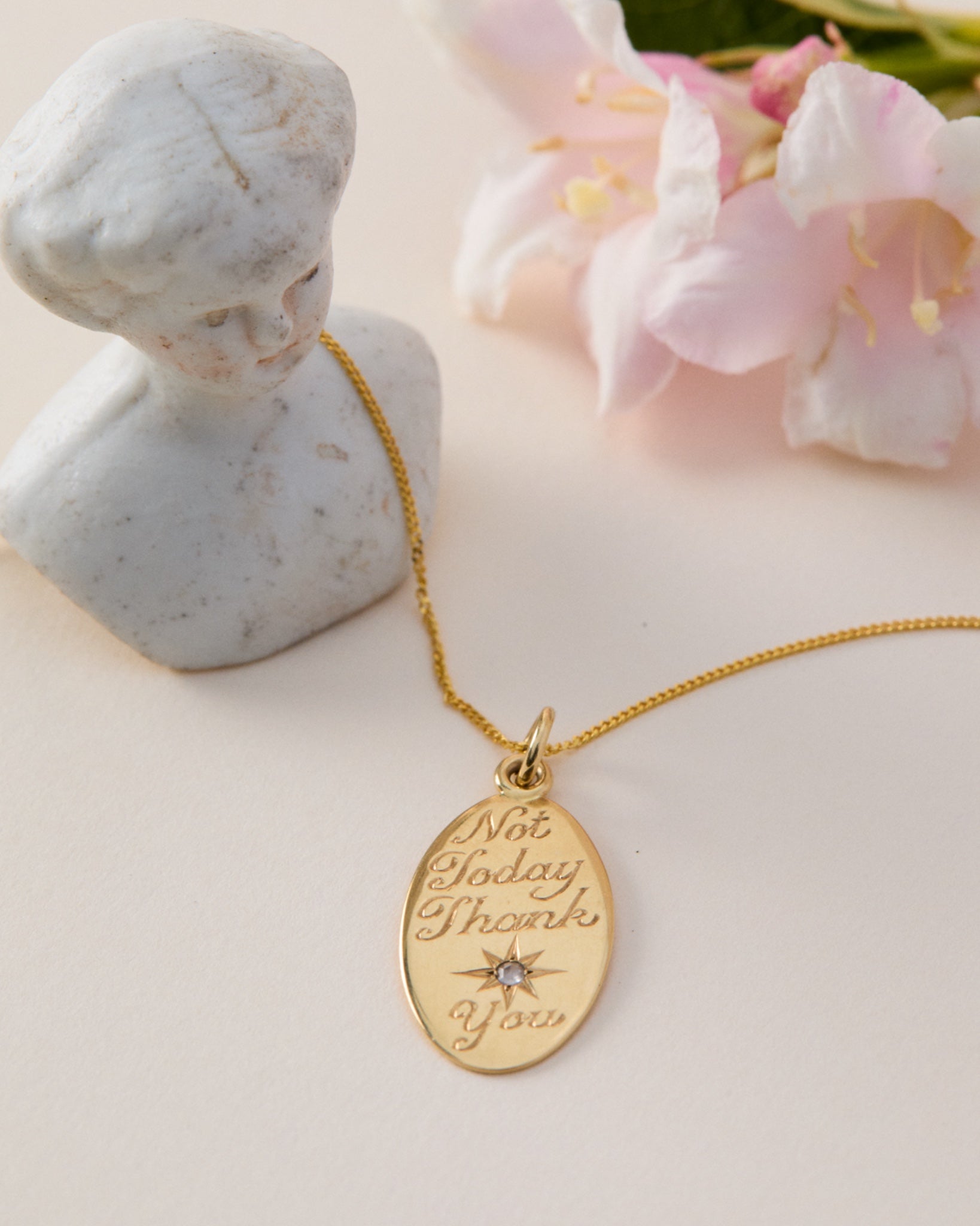 Bespoke gold jewellery with treasured words