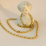 Large Oval Belcher Chain, 9ct Gold