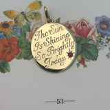 Large Oval Momento Pendant – Bespoke and Hand Engraved with the Words That Mean the Most