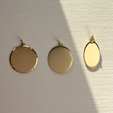 Round Faceted Momento Pendant – Bespoke and Hand Engraved with the Words That Mean The Most