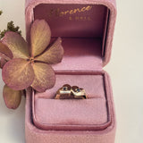 The Secret Hearts Ring - Vintage 9ct Gold & Sapphire