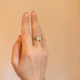The Secret Hearts Ring - Vintage 9ct Gold & Sapphire