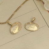 Heirloom Solid Gold Name necklace 