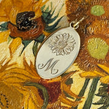 Custom Flower Pendant - Traditionally Hand Engraved