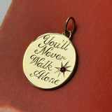 Large Oval Momento Pendant – Bespoke and Hand Engraved with the Words That Mean the Most