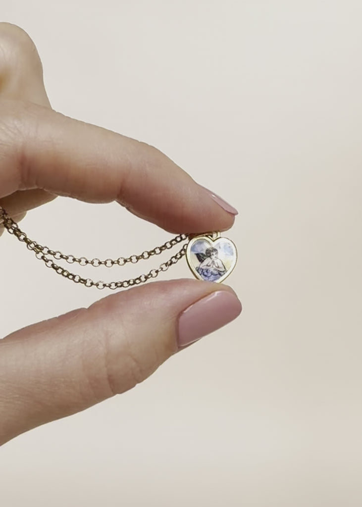 Vintage Angel charm in 14ct gold