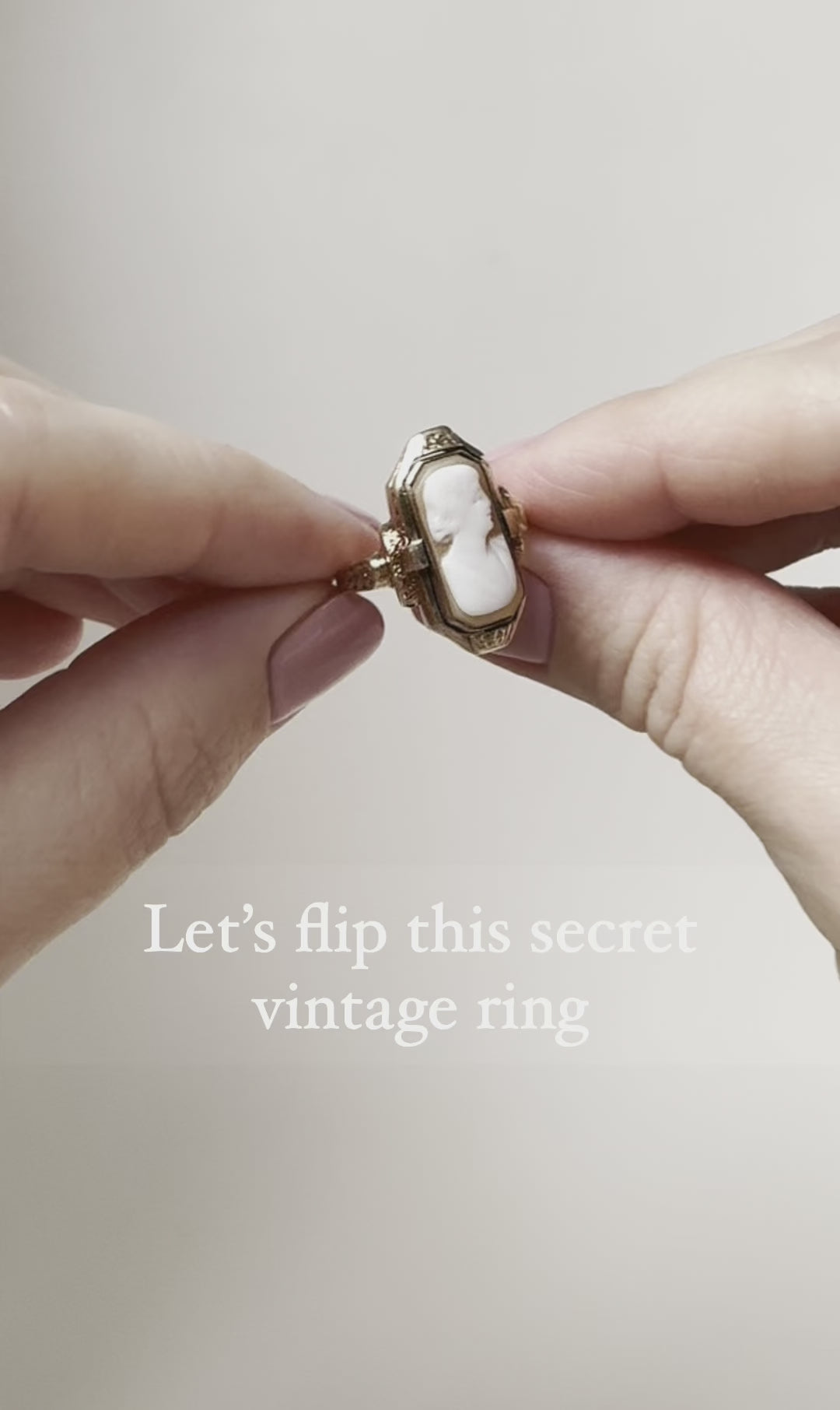 Vintage Flip Ring Unique One of a Kind Vintage Jewellery