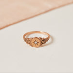 rose gold signet ring 